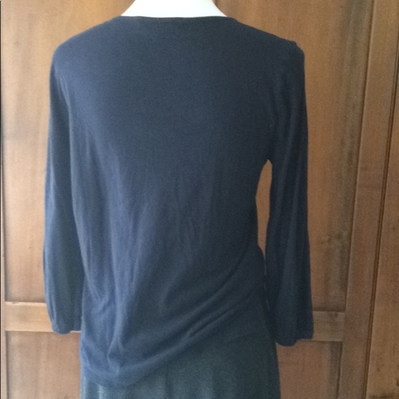 Jones New York Keyhole Ruffle Blouse - Picture 6 of 6